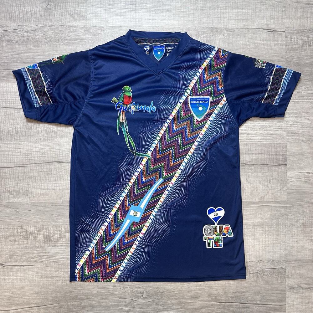Guatemala National Team Soccer Football Jersey Blue Shirt Mens Large Surti Sport